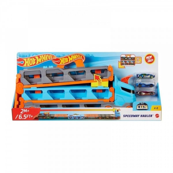 Hot Wheels Νταλίκα Πίστα 2 Σε 1 (GVG37)