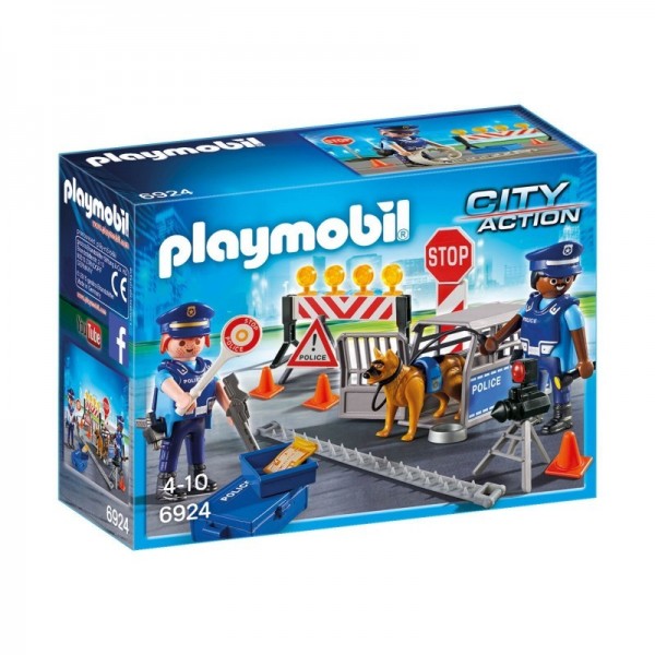 Playmobil Οδόφραγμα Αστυνομίας 6924