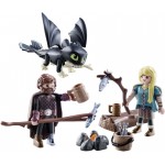 Playmobil Dragons Ο Ψάρης και η Άστριντ με ένα Δρακούλη (70040)