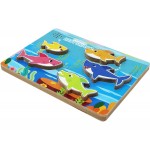 Baby Shark Ξύλινα Σφηνώματα με Μουσικη 6054918