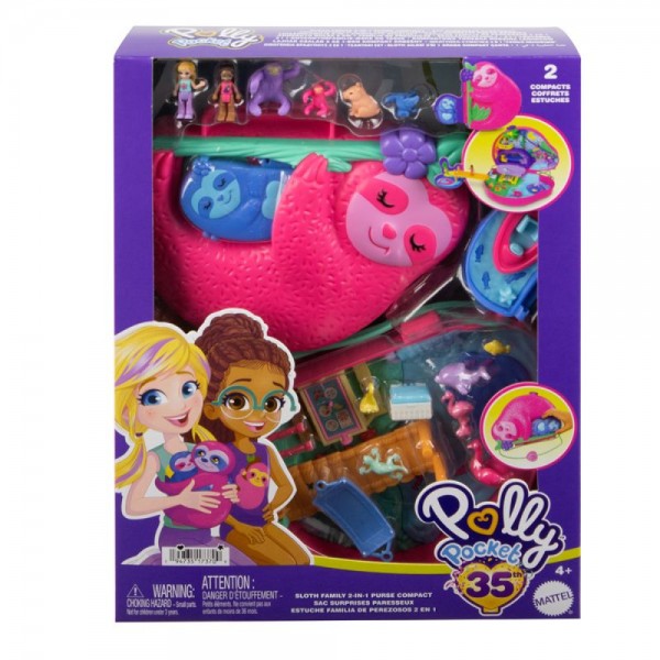 Polly Pocket Mini Τρέντι Τσαντάκι Βραδύποδας (HRD40)