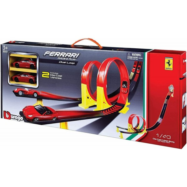 Bburago Ferrari Πιστα Race and Play Dual Loop 1:43 (31216)