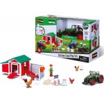 Burago Farmland Chicken Coop With 1Tractor - Σετ Παιχνιδιού  (31681)