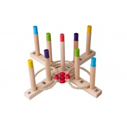 Woody Ξύλινο παιχνίδι με κρίκους 91410