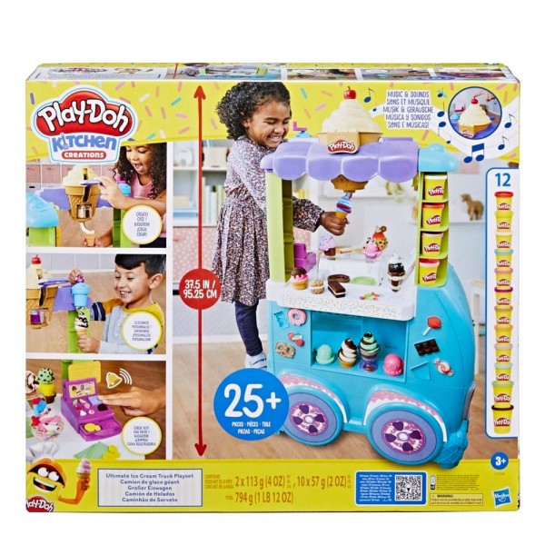 Play-Doh - Kitchen Creations Ice Cream Truck Playset F1039