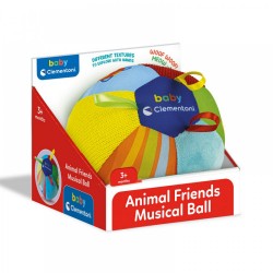 Baby Clementoni  Μουσική Μπάλα Με Ζωάκια 17464