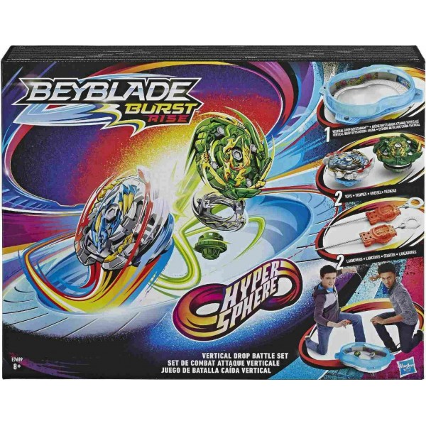 Beyblade Burst Rise Hypersphere Vertical Drop Battle Set E7609