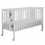 Βρεφικό κρεβάτι Bebe Stars Life White 45302