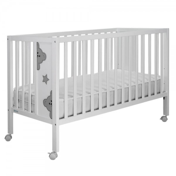 Βρεφικό κρεβάτι Bebe Stars Life White 45302