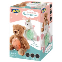 Luna Λούτρινος Φωτεινός Μονόκερος Με Προβολέα Led (621694)