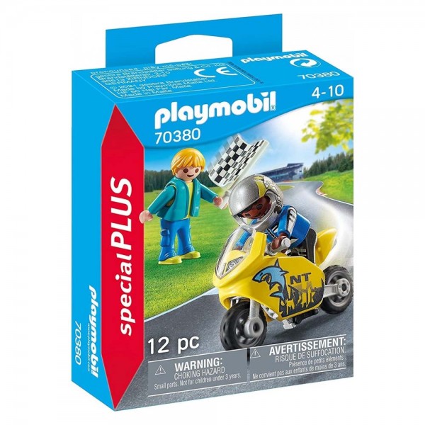 Playmobil Παιδάκια Σε Αγώνες Μοτοσυκλέτας (70380)