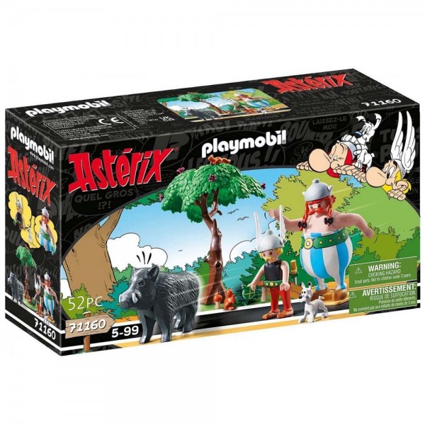 Playmobil Asterix : Κυνήγι Αγριογούρουνου (71160)