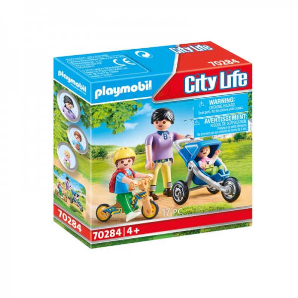 Playmobil Μαμά Και Παιδάκια (70284)