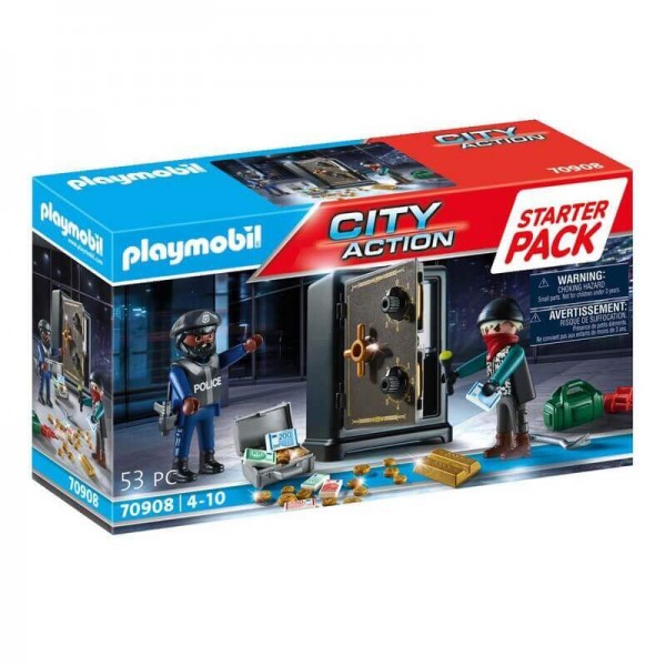 Playmobil Σύλληψη Διαρρήκτη Χρηματοκιβωτίου (70908)