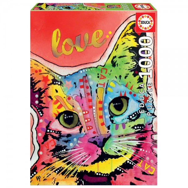 EDUCA ΠΑΖΛ 1000τεμ. TILT CAT LOVE 19257