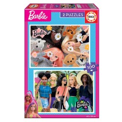 Educa Barbie Παζλ 2×100  19300