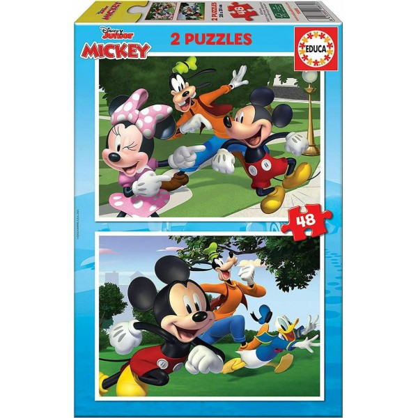 Educa Mickey and Friends Παζλ 2×48 18885