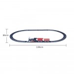 Zita Toys Τρένο Μηχανή Και 2 Βαγόνια Με Ήχους & Φως (008509)