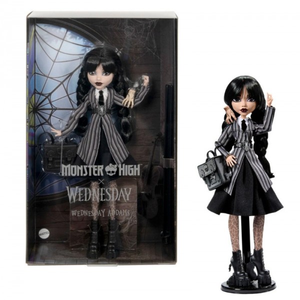 Monster High Wednesday Addams School Outfit - HXJ04