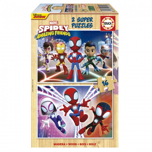 Spidey Παζλ Ξύλινο 2x16 τεμ. 19579