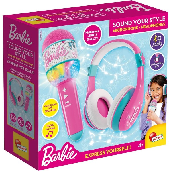 Lisciani Barbie Sound Your Style Μικρόφωνο & Ακουστικά (104468)