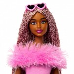 Barbie Συλλεκτική Κούκλα Deluxe Style με Ροζ Φόρμα και Κοτσιδάκια (HYV28)