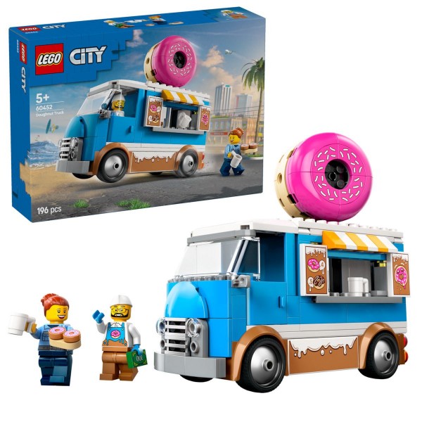 LEGO City Φορτηγάκι Καντίνα Με Ντόνατ (60452)
