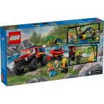 Lego City Πυροσβεστικό Όχημα 4x4 Με Φουσκωτό Διάσωσης (60412)