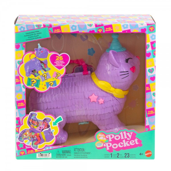 Polly Pocket Πινιάτα Party Kitten Με Γατάκι Για Πάρτυ - JFT90 Polly Pocket Πινιάτα Party Kitten Με Γατάκι Για Πάρτυ - JFT90