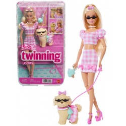 Barbie Twinning Looks & Σκυλάκι Με Ασορτί Εμφάνιση - JFP36