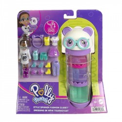Polly Pocket Κούκλα Με Μόδες Σε Κύλινδρο-3 Σχέδια (HKW04)
