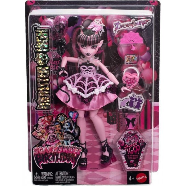 Monster High Scary Sweet Birthday - Draculaura - JBG74 Monster High Scary Sweet Birthday - Draculaura - JBG74