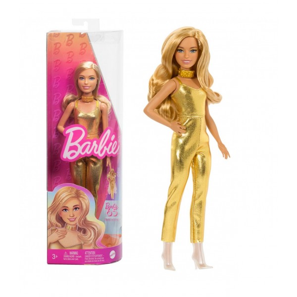Barbie Fashionistas- Χρυσή Ολόσωμη Φόρμα (HRH19) Barbie Fashionistas- Χρυσή Ολόσωμη Φόρμα (HRH19)
