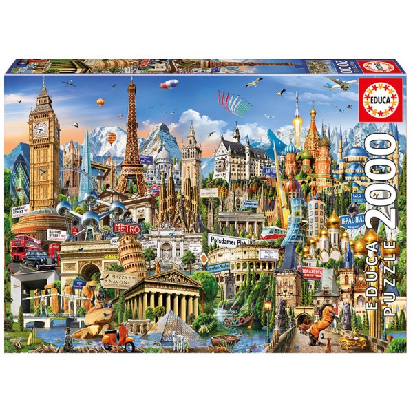 Παζλ 2000Τεμ. Europe Landmarks 17697