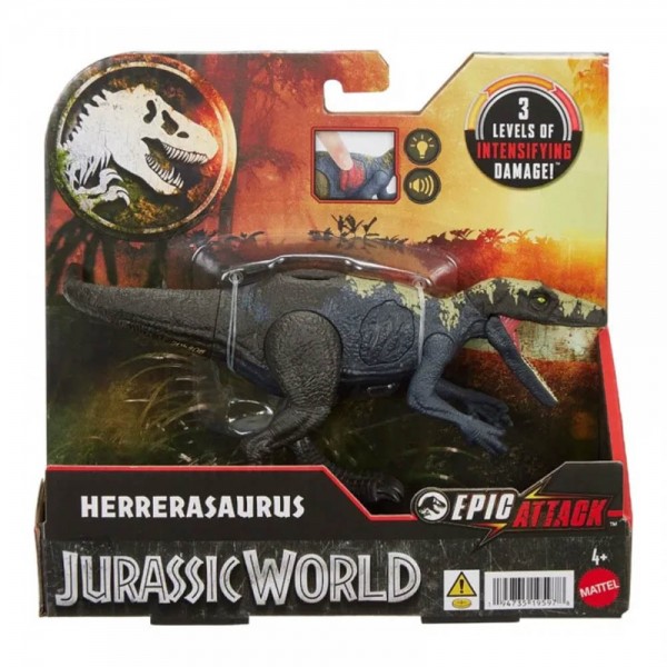 Jurassic World Δεινόσαυρος Epic Attack Herrerasaurus (HTP66)