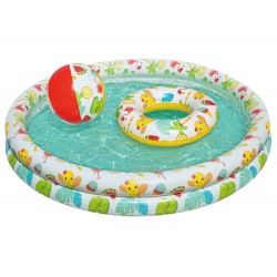 Bestway Φουσκωτή Πισίνα Σετ με Σωσίβιο&Μπάλα 122x20εκ. (51124)