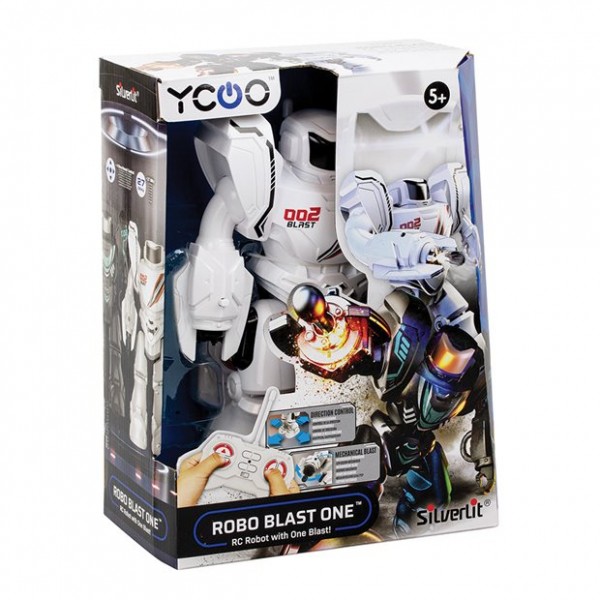 Silverit Τηλεκατευθυνόμενο Robot Robo Blast One-2 Σχέδια (88589)