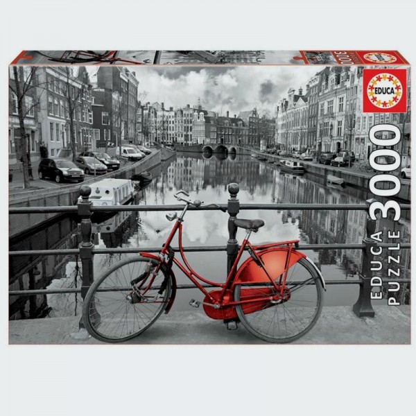 Educa Παζλ 3000Τεμ. Amsterdam Black & White 16018