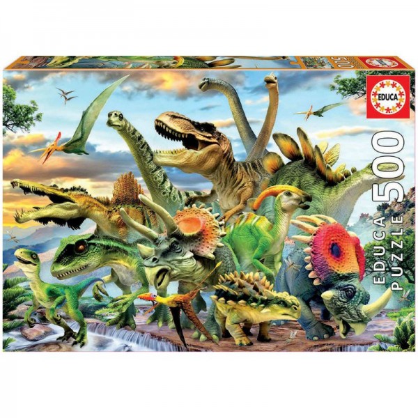 Puzzle Dinosaurs 500pcs 
