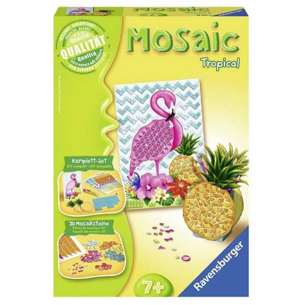 Ravensburger Mosaic Tropical-Φλαμίνγκο