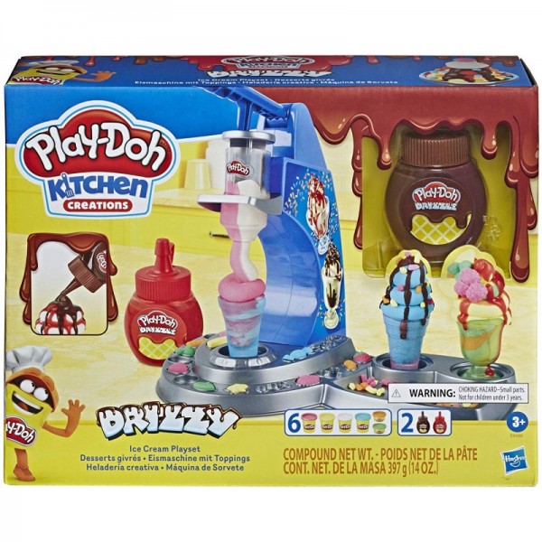 Play-Doh Kitchen Creations Drizzy Ice Cream Playset E6688