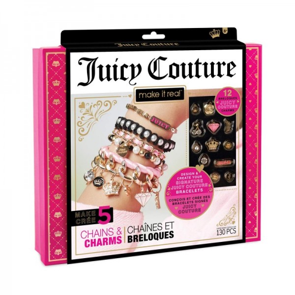 Make it Real - Juicy Couture Gold 5 DIY Chains & Charms 4404