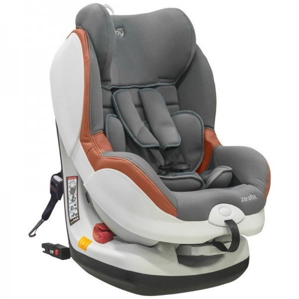 Just Baby Κάθισμα Aυτοκινήτου Aσφαλείας Isofix ZeroFix 0-18Kg Γκρι